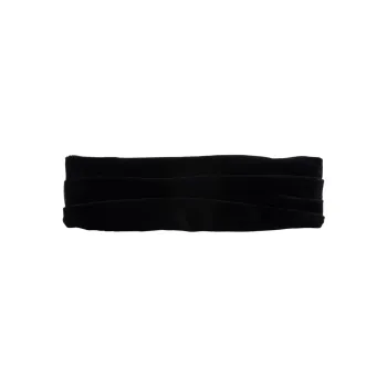PRADA Cupro Hair Bands Women's Black
