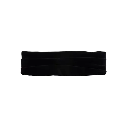 PRADA Cupro Hair Bands Women's Black
