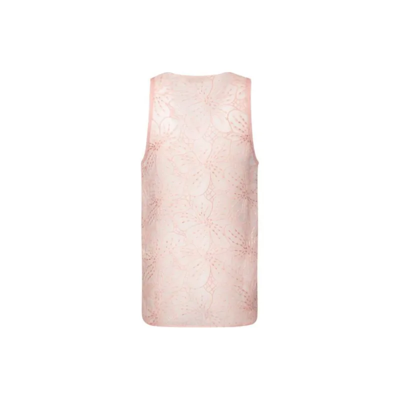 Genny Floral embroidered Organza Top-1