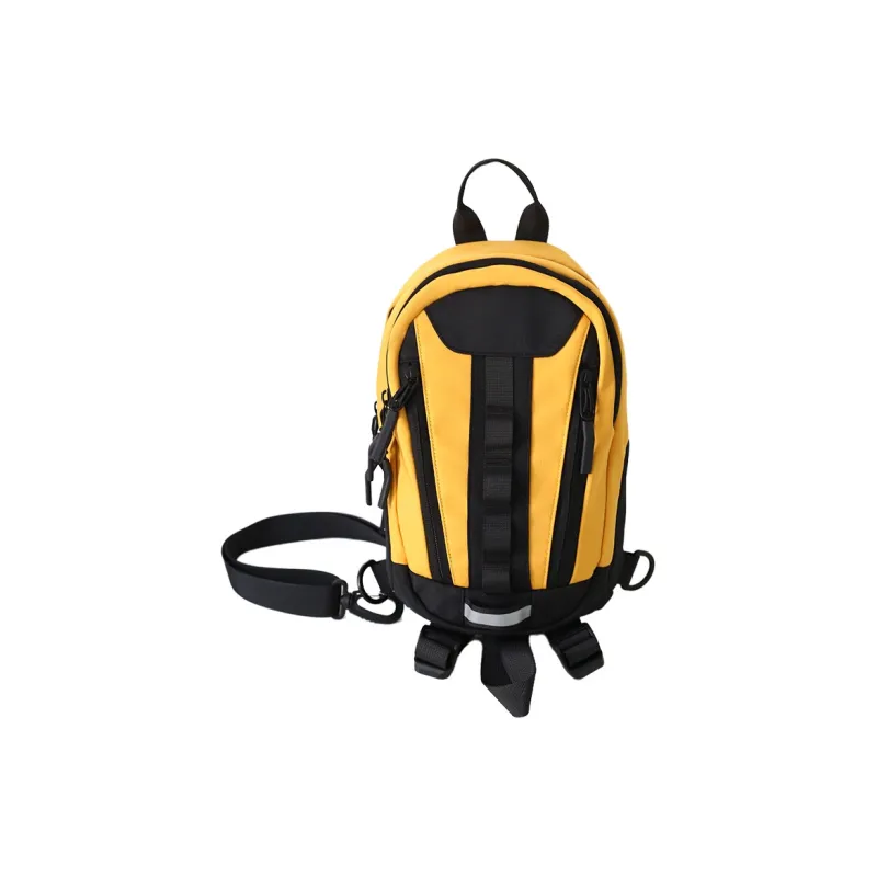 GOBLIN SHARKS 1759 Nylon Shoulder Bag Crossbody Bag Backpack Sling Bag Regular Unisex White/Black/Red/Yellow-18