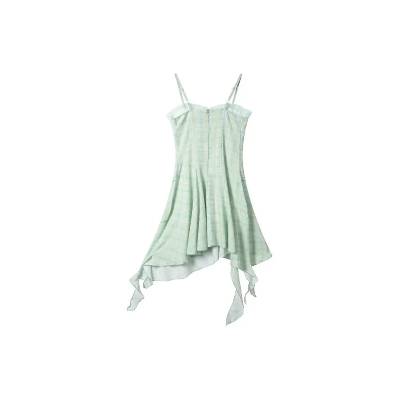 Zukizuki Slip Dress Women's Green-1
