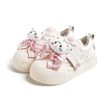 Mikko Illustrations X TTKJ Skateboard Shoes Women's Low Top Pink