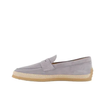 TOD'S Gomma Rafia Casual Shoes Men's Gray