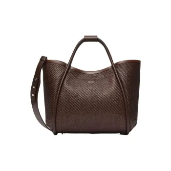 MaxMara Polyamide One Shoulder Handbag Small Size Women's Dark Brown