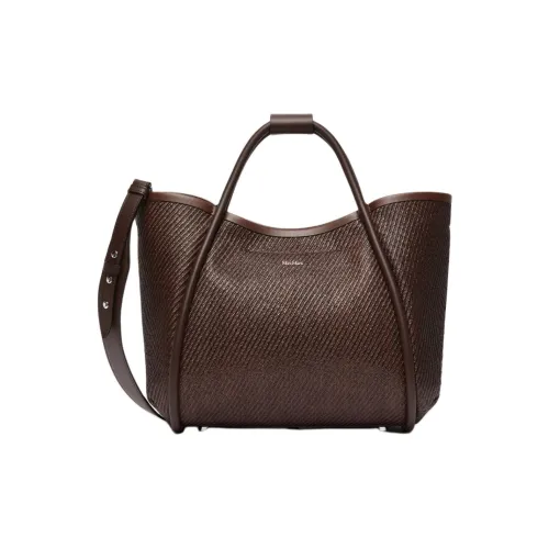 MaxMara Polyamide One Shoulder Handbag Small Size Women's Dark Brown