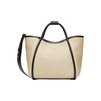 MaxMara Polyamide One Shoulder Handbag Small Size Women's Cream