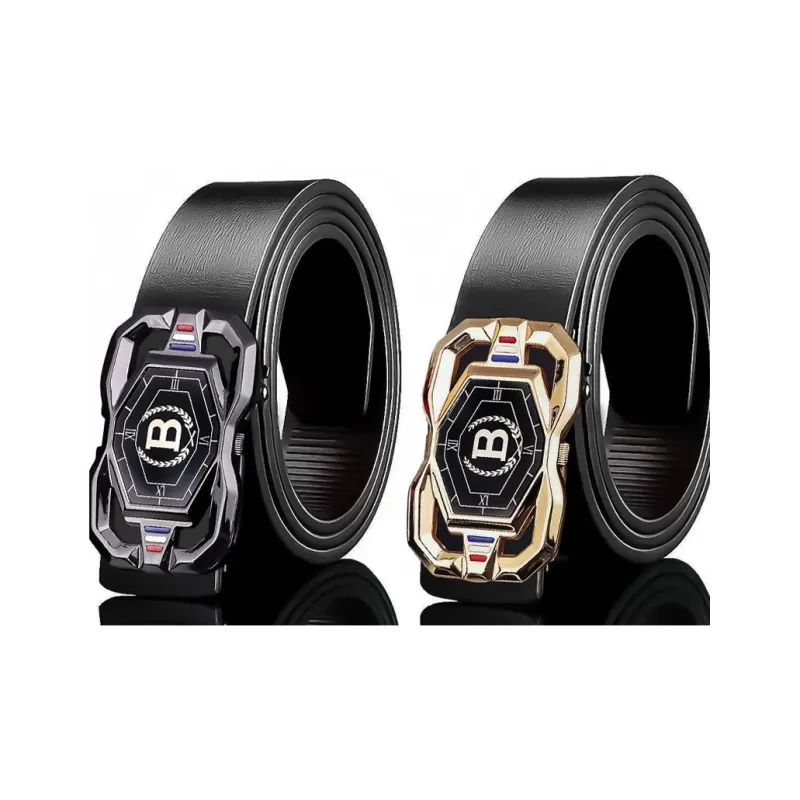 JKEM PU Leather Belts Unisex 3.3cm-1