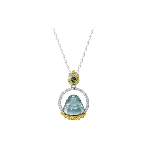 Royal Dragon Mirror Ice Glutinous Necklaces Women's