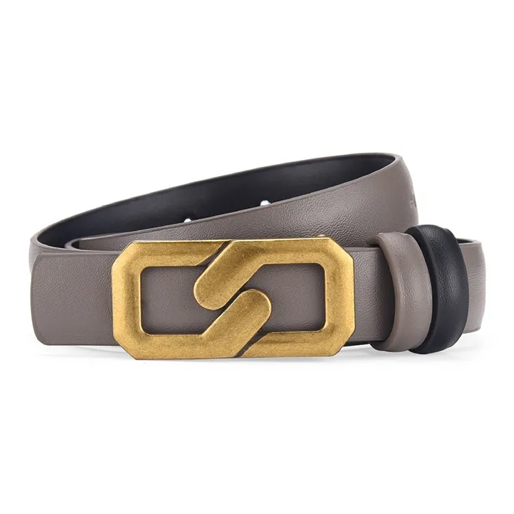 Yamaichi Maru Cow Split Leather Leather Belts Women's 2.5 Cm-4