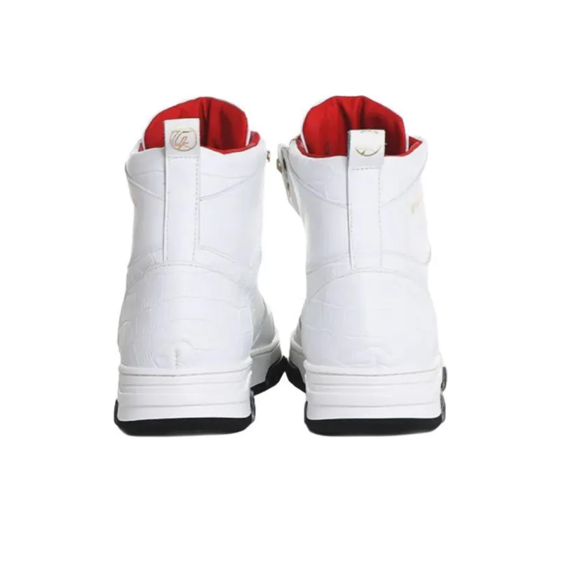 Giuliano Galiano Legend High-Top Skateboard Shoes Men's White-3