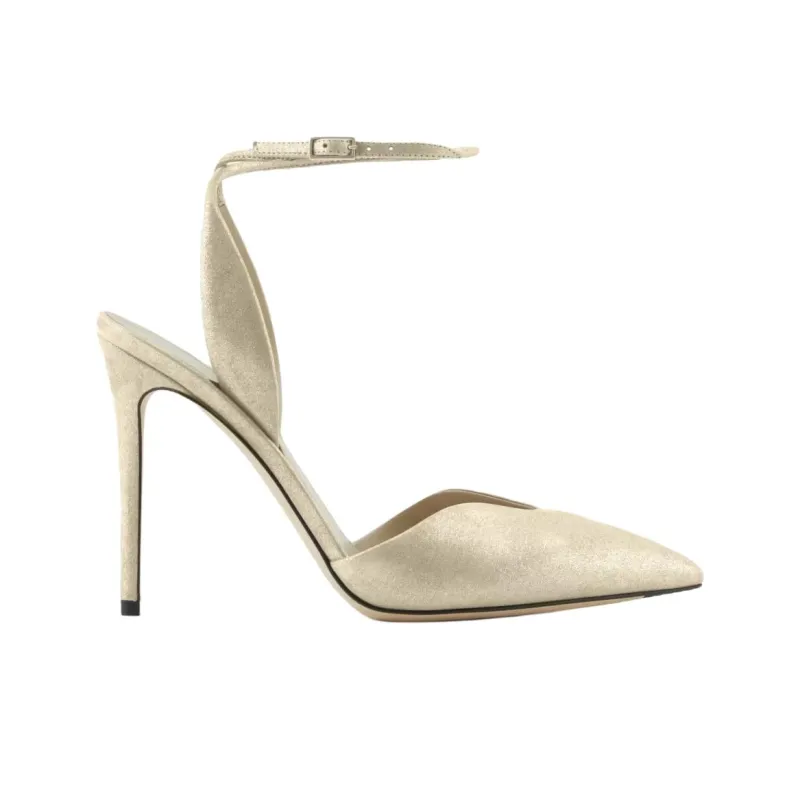 AMANI Liquid Slim Heel High Heels 10.5cm Women's Beige-1