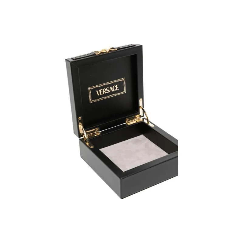 FANSIZHE Leather Jewelry Boxes Women's Black-0
