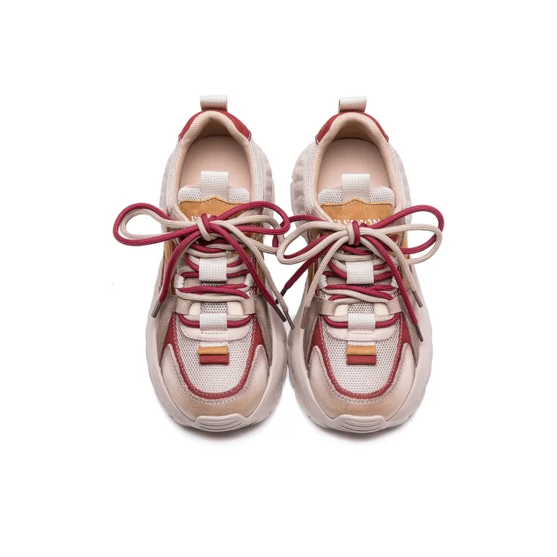 Jay Breathable Low-Top Chunky Sneakers Women's-3