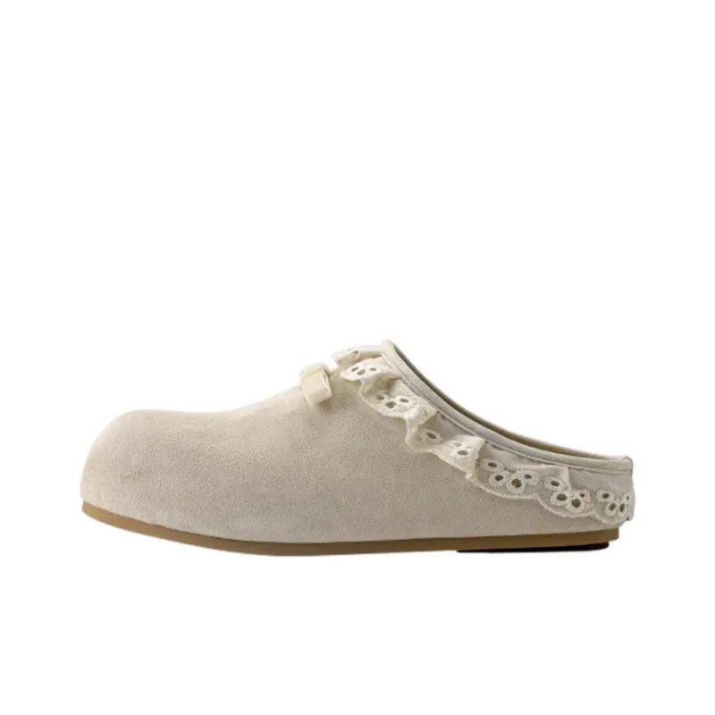 Wonderful Couple Rubber Sole Slip Resistant Closed Toe Slippers Women's-0