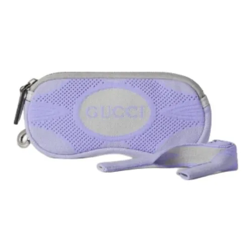 GUCCI Fabric Storage Bag Men's Light Purple