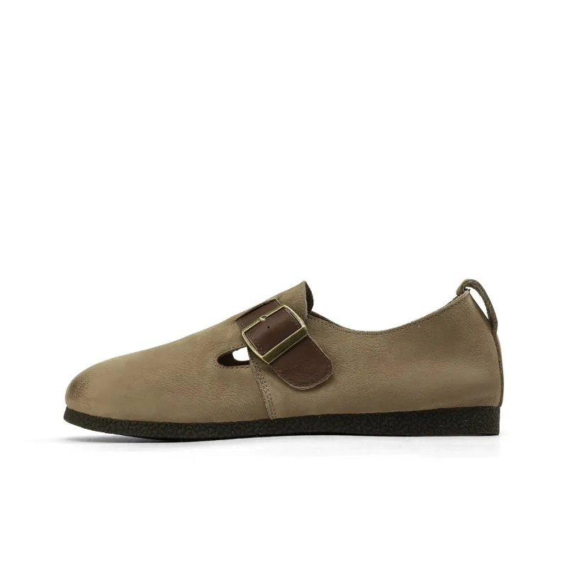 OCCAMAN Boken Shoes Casual Single Shoes 1.4cm Women's-7
