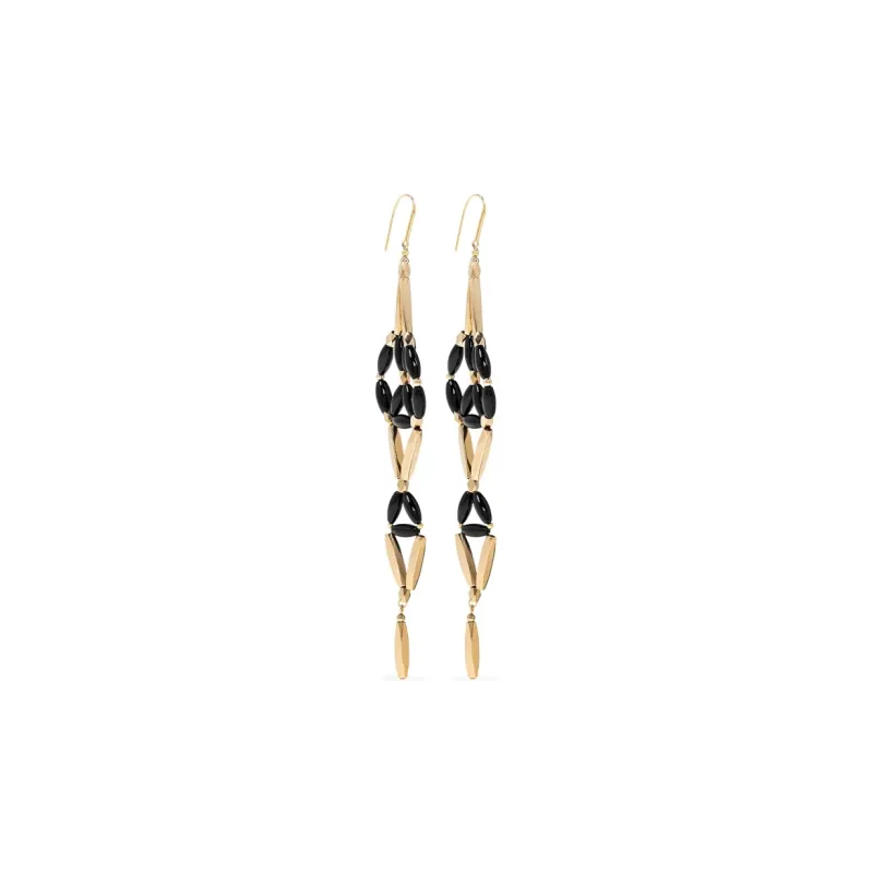 ISABEL MARANT Beaded Drop Earrings-0