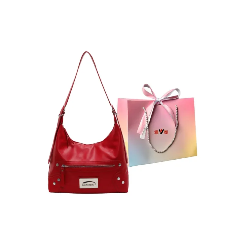 Yalu PU Shoulder Bag, Handbag, Crossbody Bag Regular Women's Black/Ecru/Burgundy/Pink-14