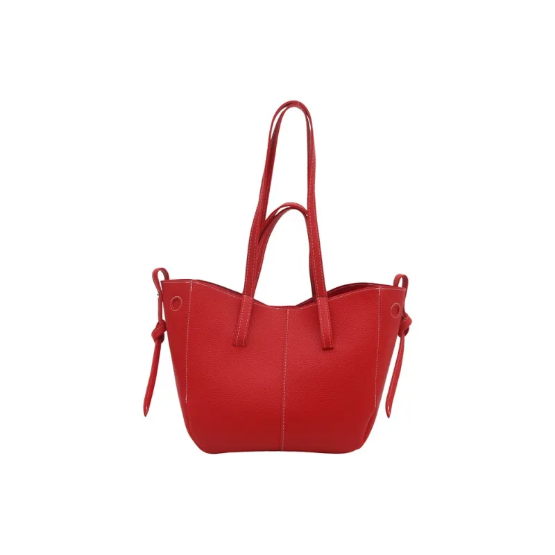 SEPTWOLVES PU One Shoulder Handbags Regular Women's Black/Red/Brown-3
