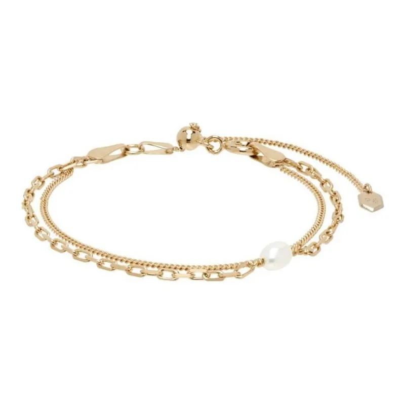 Maria Black Freshwater Pearl Bracelets Women's Gold-1