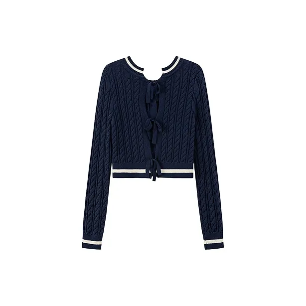 CHUU Knitwear Women's Navy Blue-1