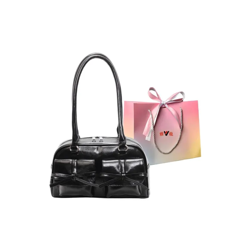 Yalu PU Bowling Bag, Shoulder Bag Women's Multicolor-0