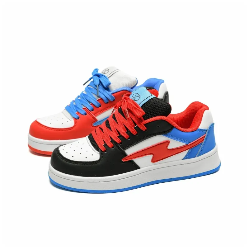 ALI THE FOX Slip Resistant, Abrasion Resistant, Lightweight, Breathable Low Top Skateboard Shoes Unisex-11