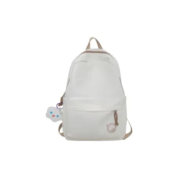 Yalu Nylon Backpack Regular Unisex White/Black/Yellow/Lake Blue