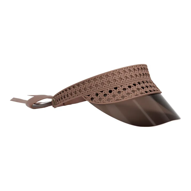 DIOR Polyamide, Resin Sun Protection Hats Women's Brown-2