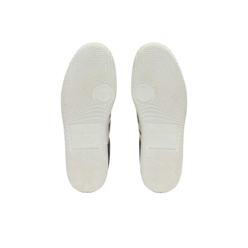 BALMAIN Swan Low-Top Skateboard Shoes Men's Black-6