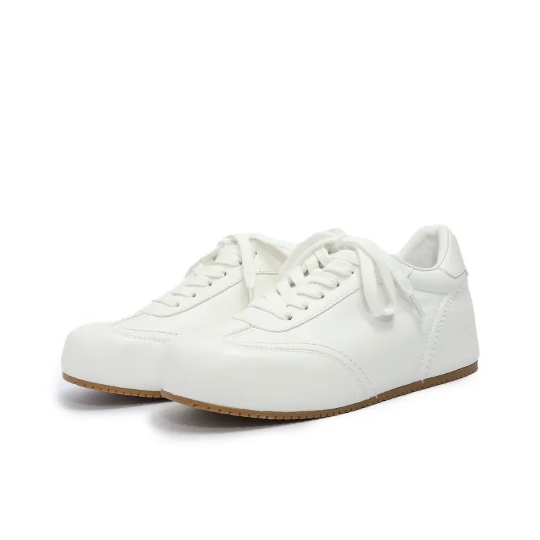 CORINNA DI MARSALA Slip-Resistant Low-Top Casual Shoes Women's Ecru-1