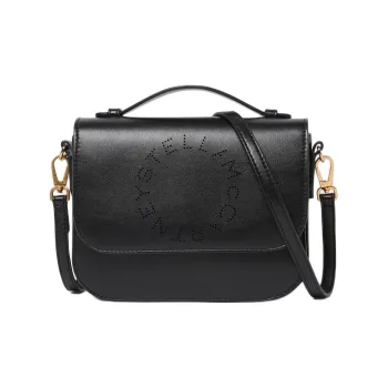 Stella McCartney Polyester Messenger Bag One Shoulder Handbag Women's Black
