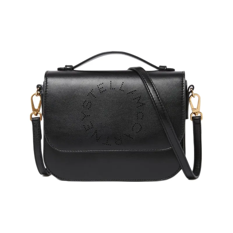 Stella McCartney Polyester Messenger Bag One Shoulder Handbag Women's Black-0
