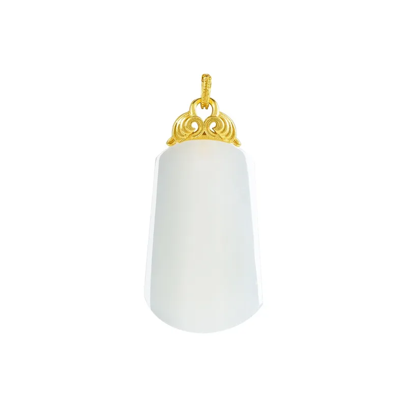 Royal Heaven's Choice Hetian Jade Necklaces White Jade Unisex-1