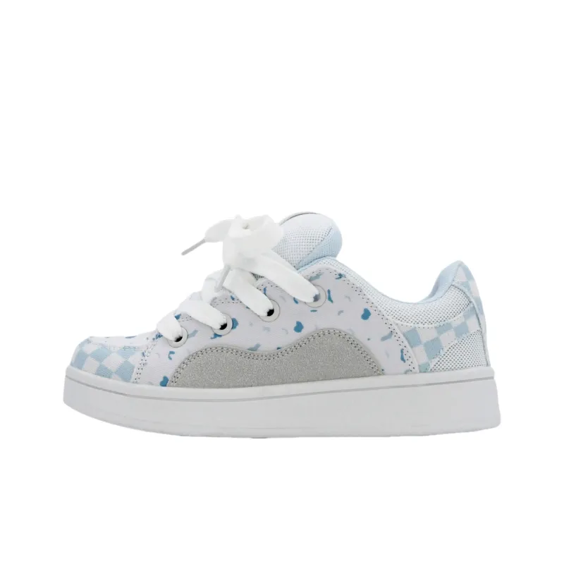 Fawn Miri Coverage Slip Resistant And Abrasion Resistant Low Top Skateboard Shoes Women's Blueberry-3