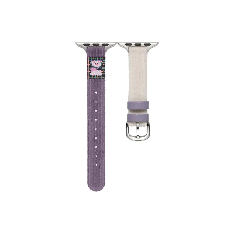 PULAISI Watch Bands Apple Compatibility 190mm Corduroy Material-3
