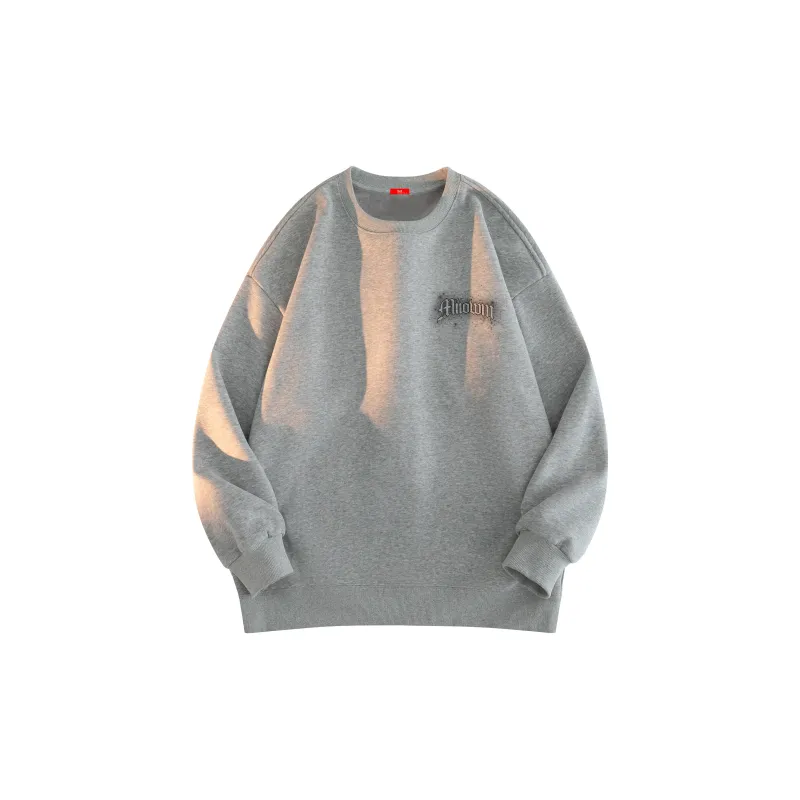 MIIOW Trend Party Series Sweatshirt Unisex Light Heather Gray-1