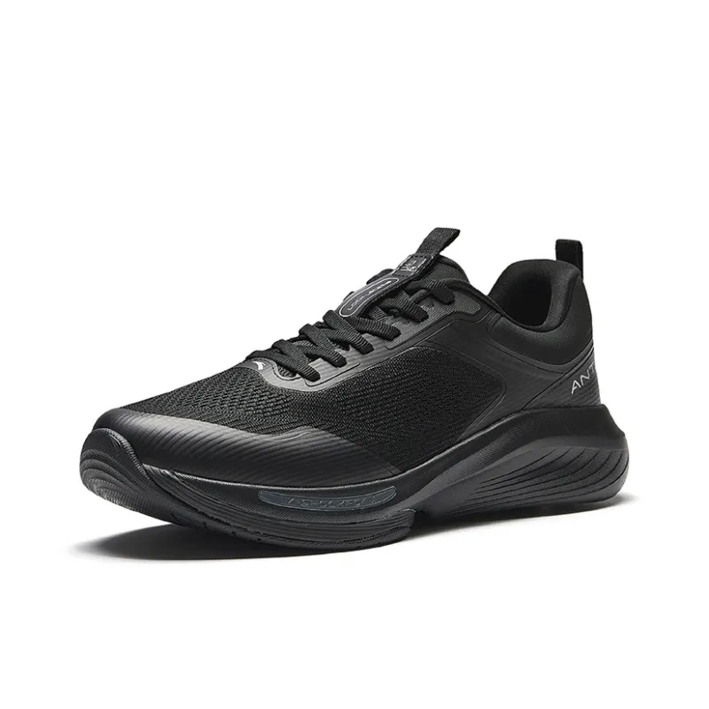 CHAOJIANTA Cushioned Slip-Resistant Abrasion-Resistant Low-Top Training Shoes Men's Basic Black-1