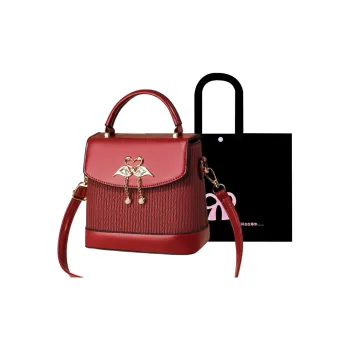 HACIN Artificial Leather Handbag Regular Women's White/Maroon/Khaki/Pink/Earth Yellow/Green/Black