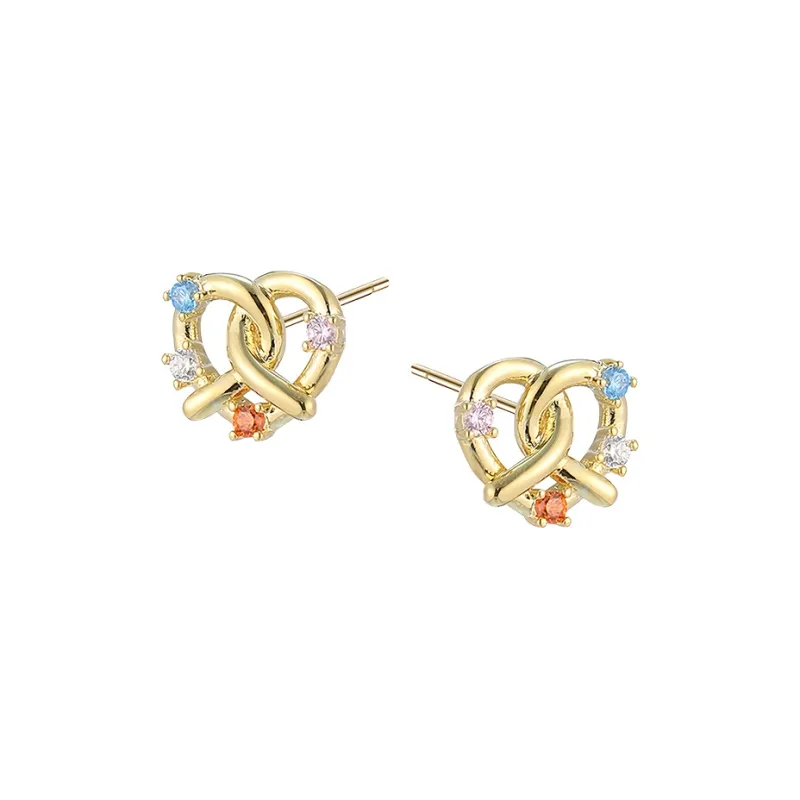 EAR PARTNER 925 Silver Needles Stud Earrings Women's-1