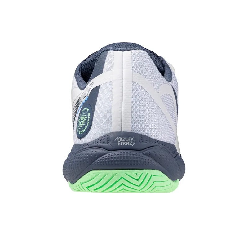 Mizuno Wave Enforce Cushioned Wear-Resistant Coverage Low-Top Tennis Shoes Unisex White-3