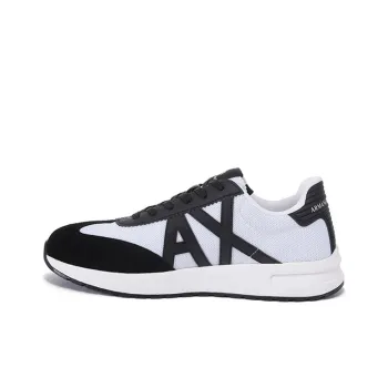 ARMANI EXCHANGEAE Low Top Casual Shoes Men's White Black