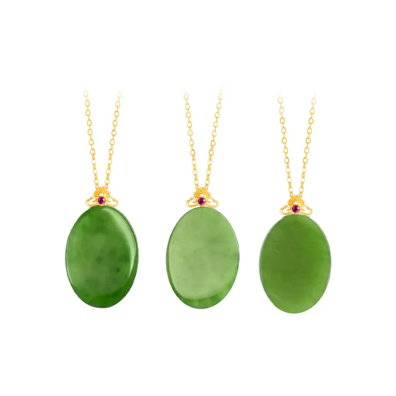 Royal Heaven's Choice Hetian Jade Pendants Jasper Women's-2