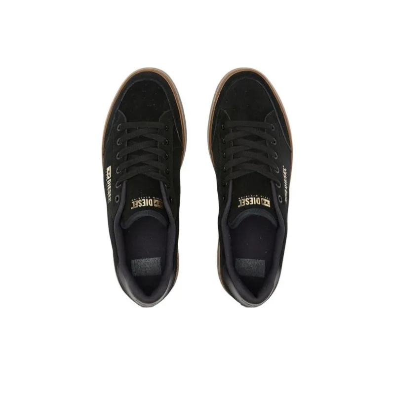 DIESEL S Athene Low Top Skateboard Shoes Men's Black-5