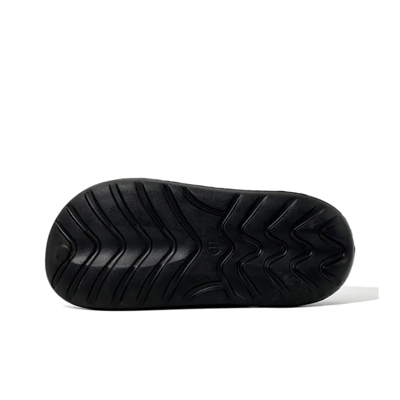 OUBT Quirky Sleepy Emoji Clogs Men's Black-6