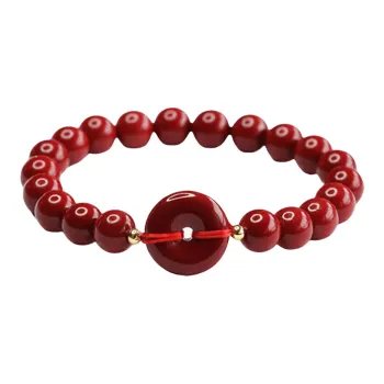 FUO Cinnabar Jade Bracelets Women's
