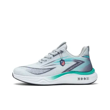 ATLETICO DE MADRID 1903 Running Shoes Men Low Top Black Blue/White Orange/Gray Cyan