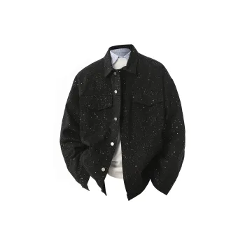 PAL ONGACO Denim Jacket Unisex Black