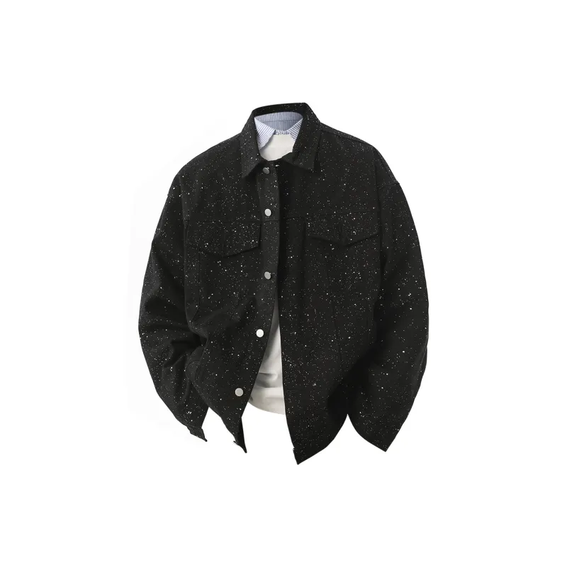 PAL ONGACO Denim Jacket Unisex Black-0