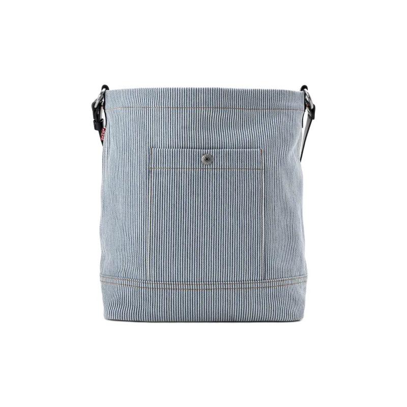 Levi's Cotton Bucket Bags Crossbody Bag Shoulder Bag Women's Faded Blue-0